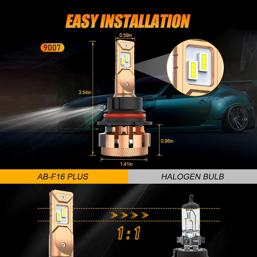 9007/HB5 LED Bulbs 70W 7000lm Pack of 2 X870877