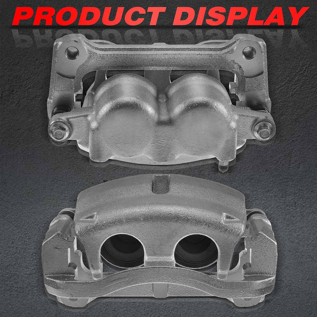 Set of 2 Front Brake Caliper Assembly for Ford F-150 2009-2014 C7327