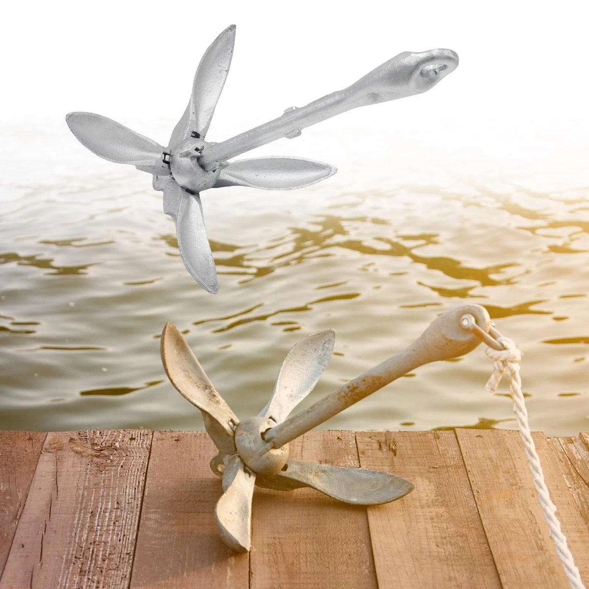 Folding Anchor Grapnel Carbon Steel 4KG T749045