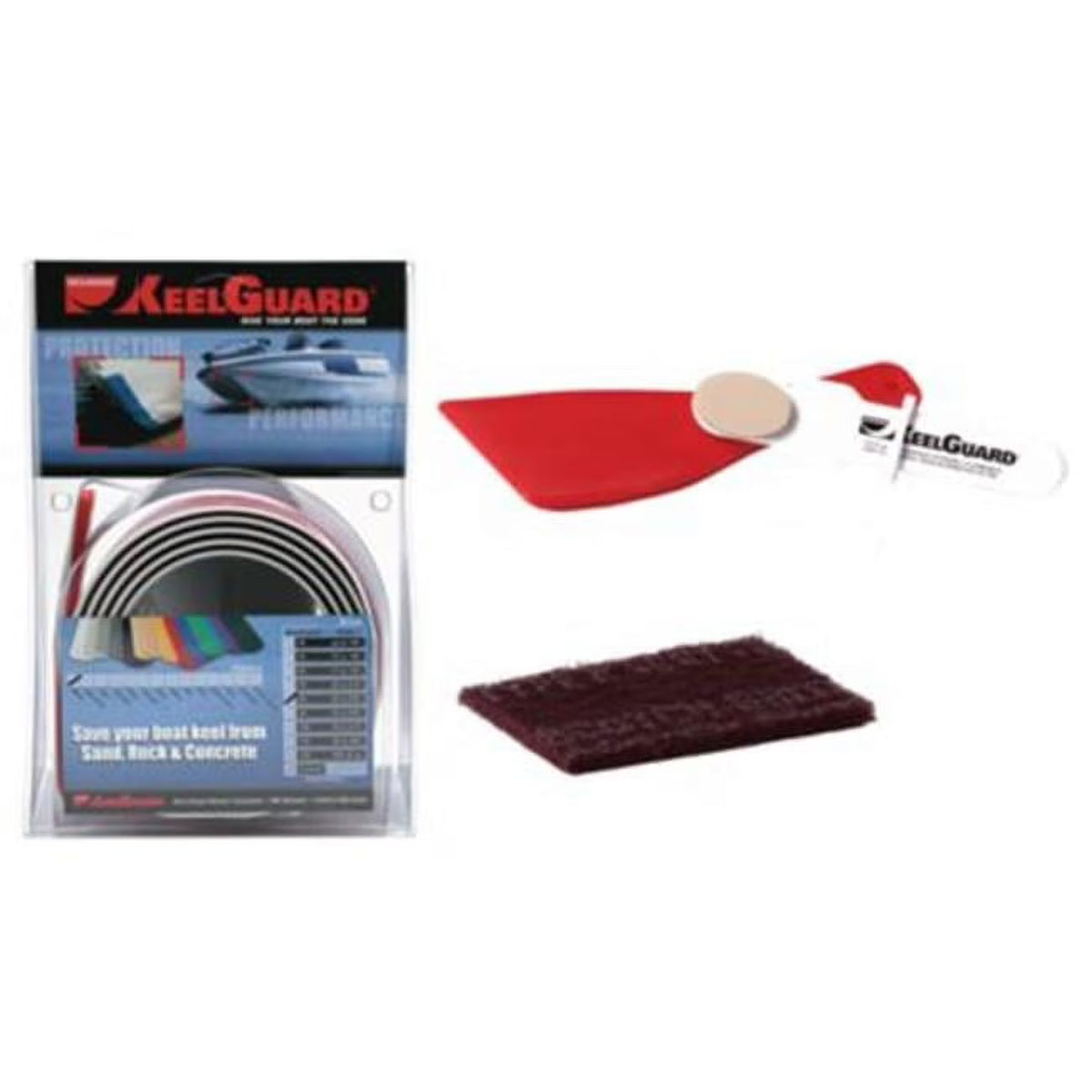 Gray Keel Protector for 15 ft. - 16 ft. Boat E8628