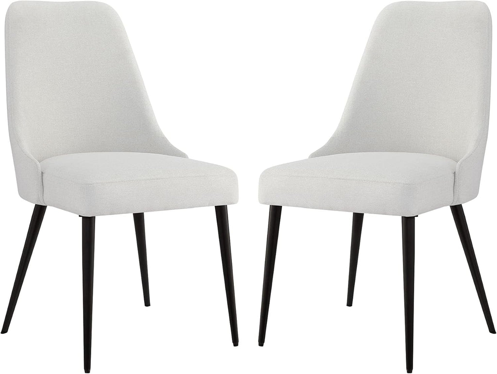 Black PU Set of 2 Dining Chair B656