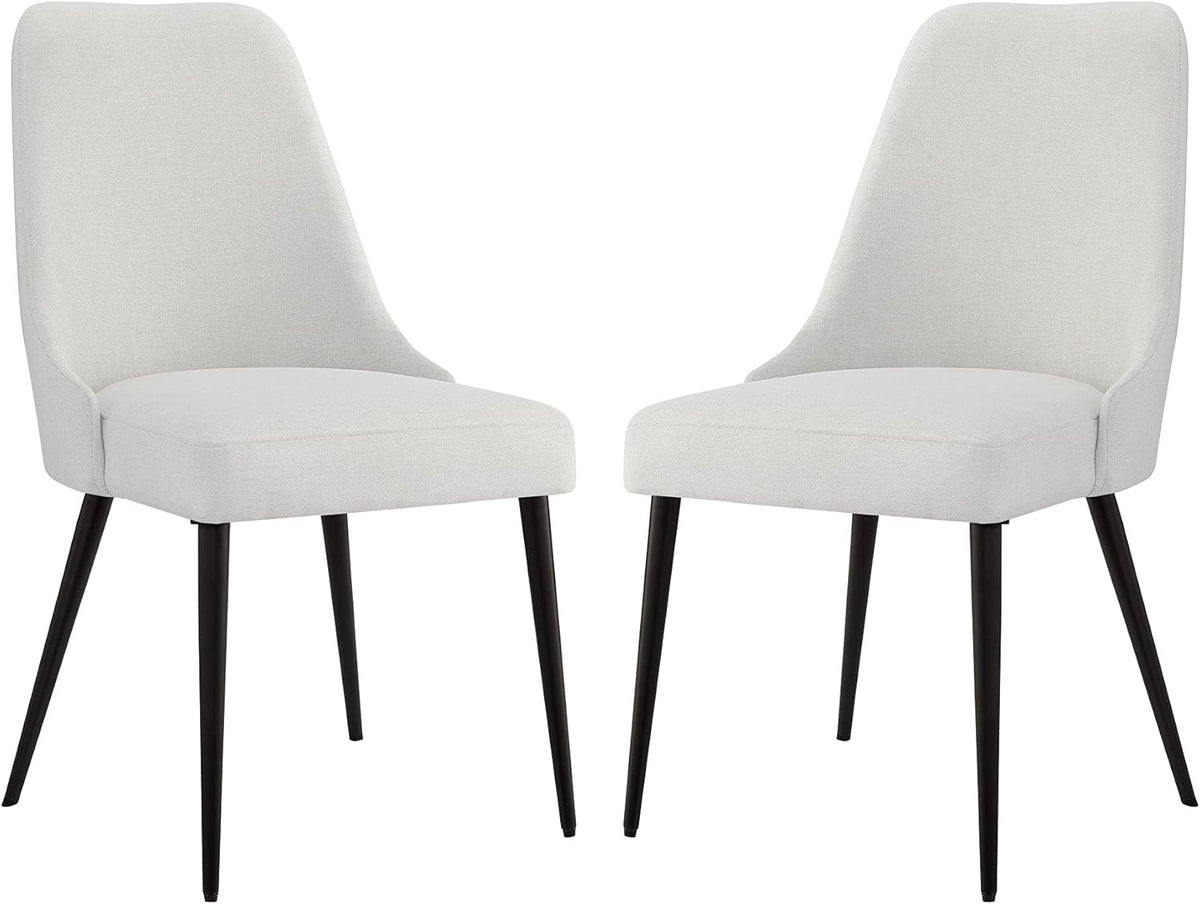 Black PU Set of 2 Dining Chair B656