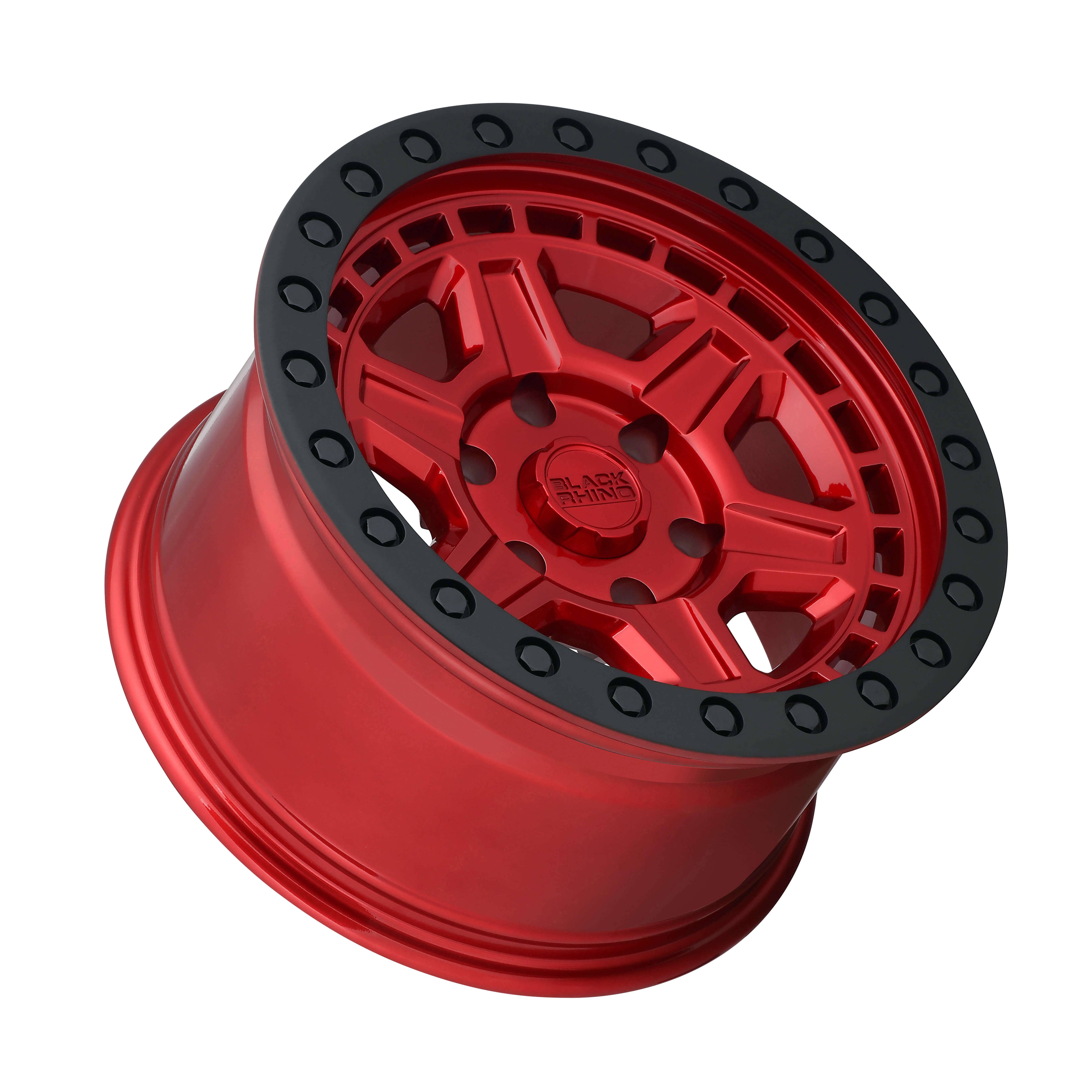 Candy Red and Black Wheels B279704