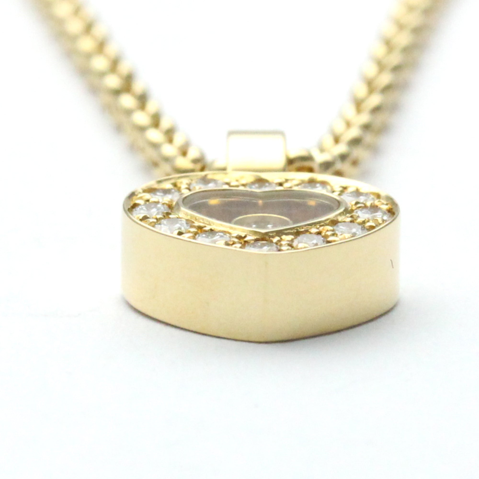 18K Yellow Gold Diamond Pendant Necklace K39875