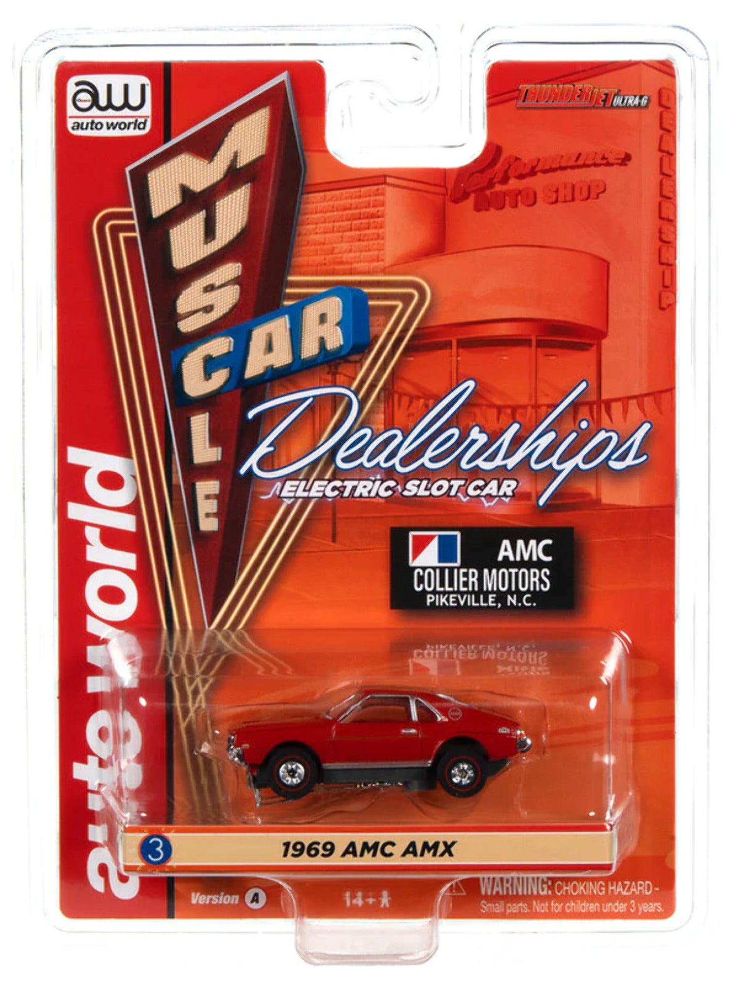 1969 AMC AMX HO Scale Slot Car W203142