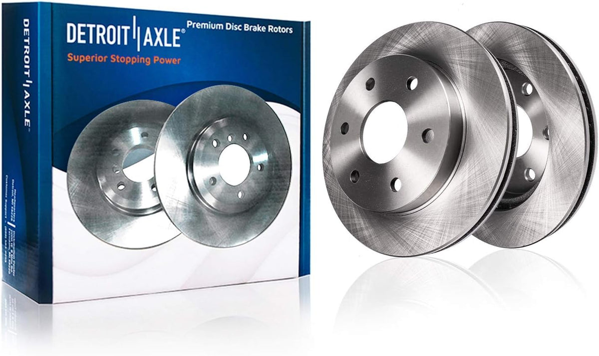 12.01" 6-Lug Front Disc Rotors Brake Pads G74418