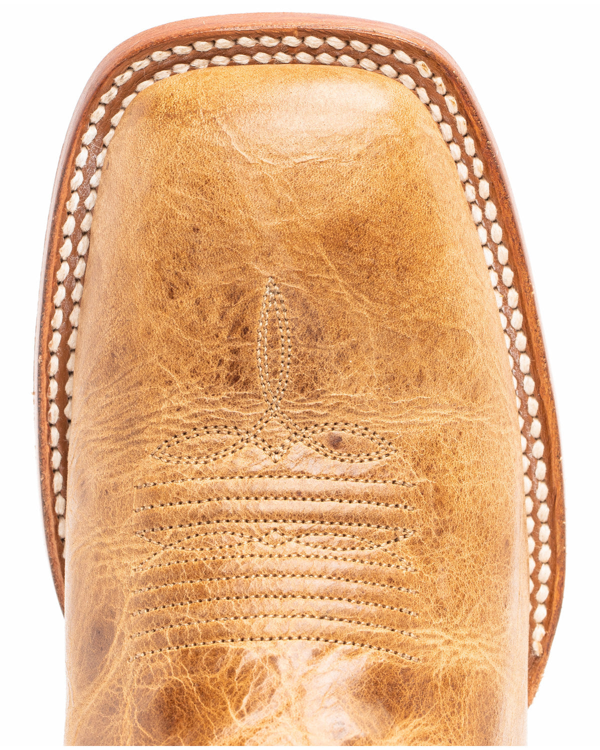 Women's Hybrid Leather TPU Cowboy Performance Boot Broad Tan I5496
