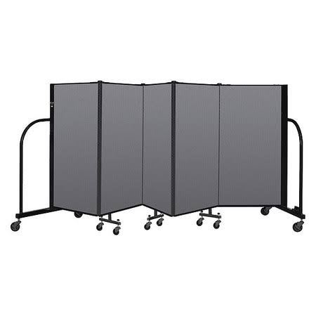 Portable Room Divider, 5 Panel, 4 ft. H M633531