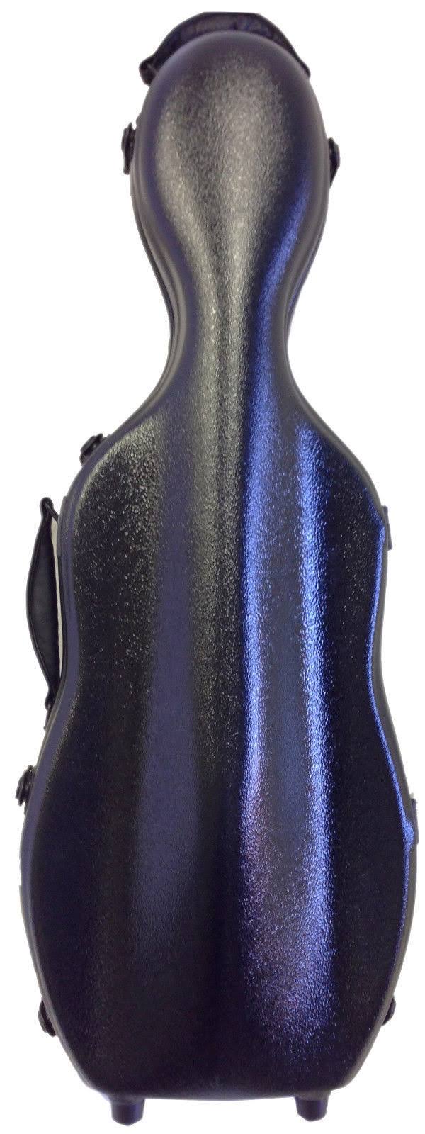Black Fiberglass Viola Case with Wheels X688