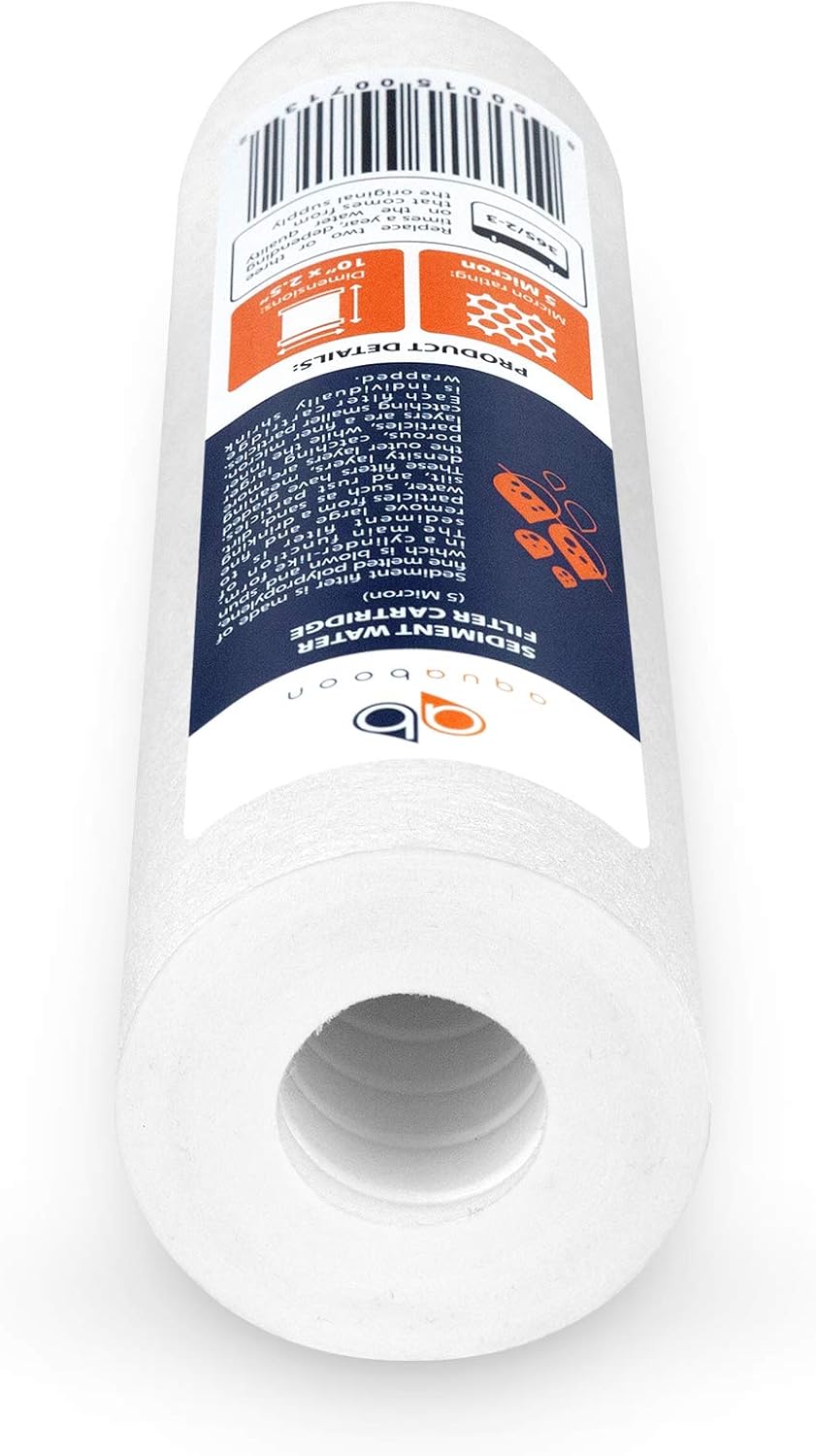 12-Pack 5 Micron 10 inch Sediment & CTO Carbon Filters F3557