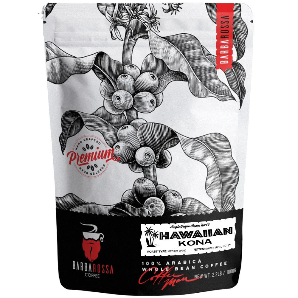 100% Hawaiian Kona Coffee Medium-Dark Roast 2.2 Lb Y50103