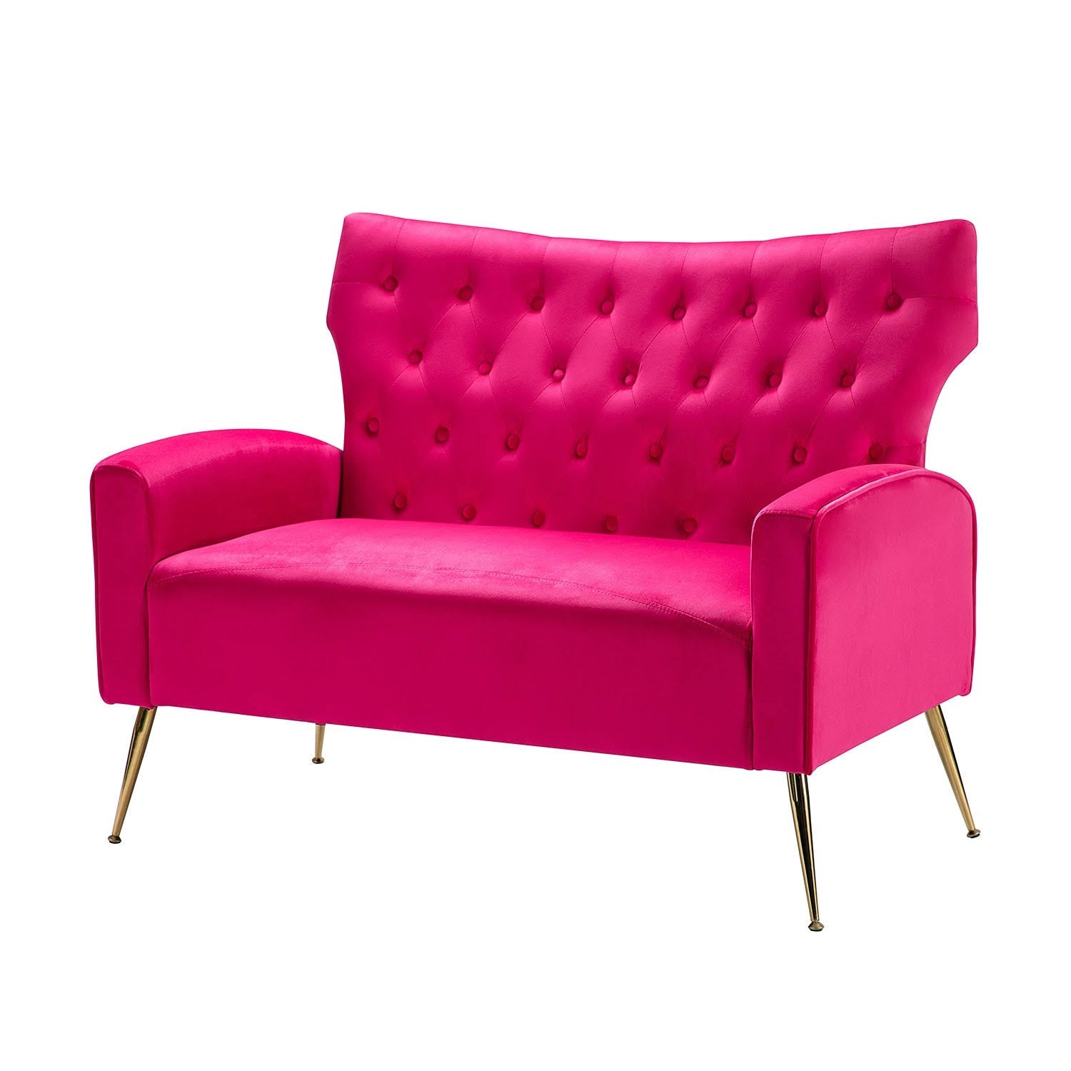 Grey Tufted Back Loveseat X143487