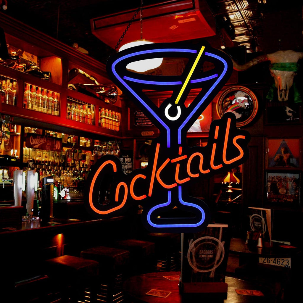 Ultrathin LED Neon Sign Art Wall Lights (Cocktails Cup) X120