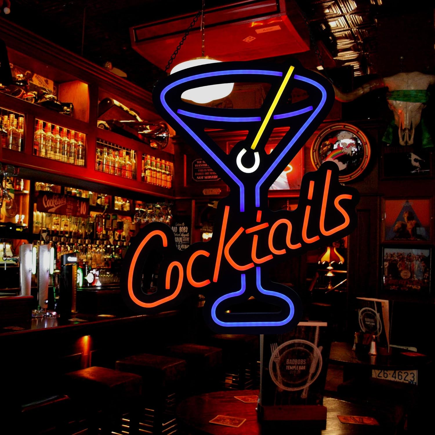 Ultrathin LED Neon Sign Art Wall Lights (Cocktails Cup) X120