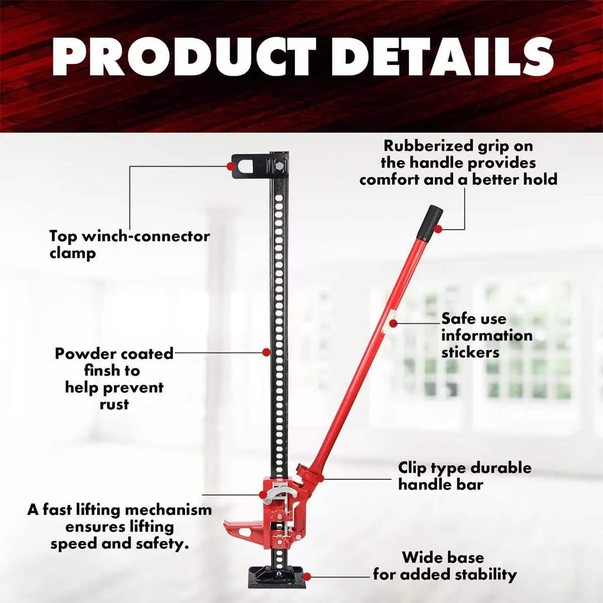 60 inch Steel Hydraulic Floor Jack S471