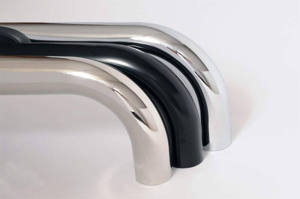 Stainless Steel Side Steps 3 in. Round Cab Length R240