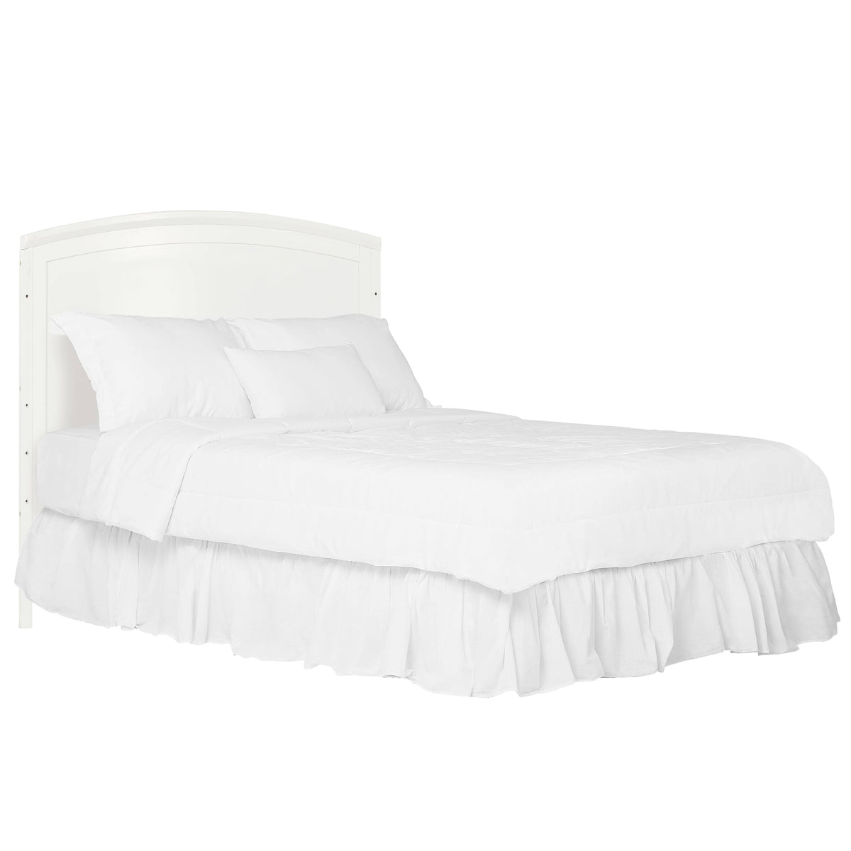 5-in-1 Convertible Full Panel Crib in White K958129