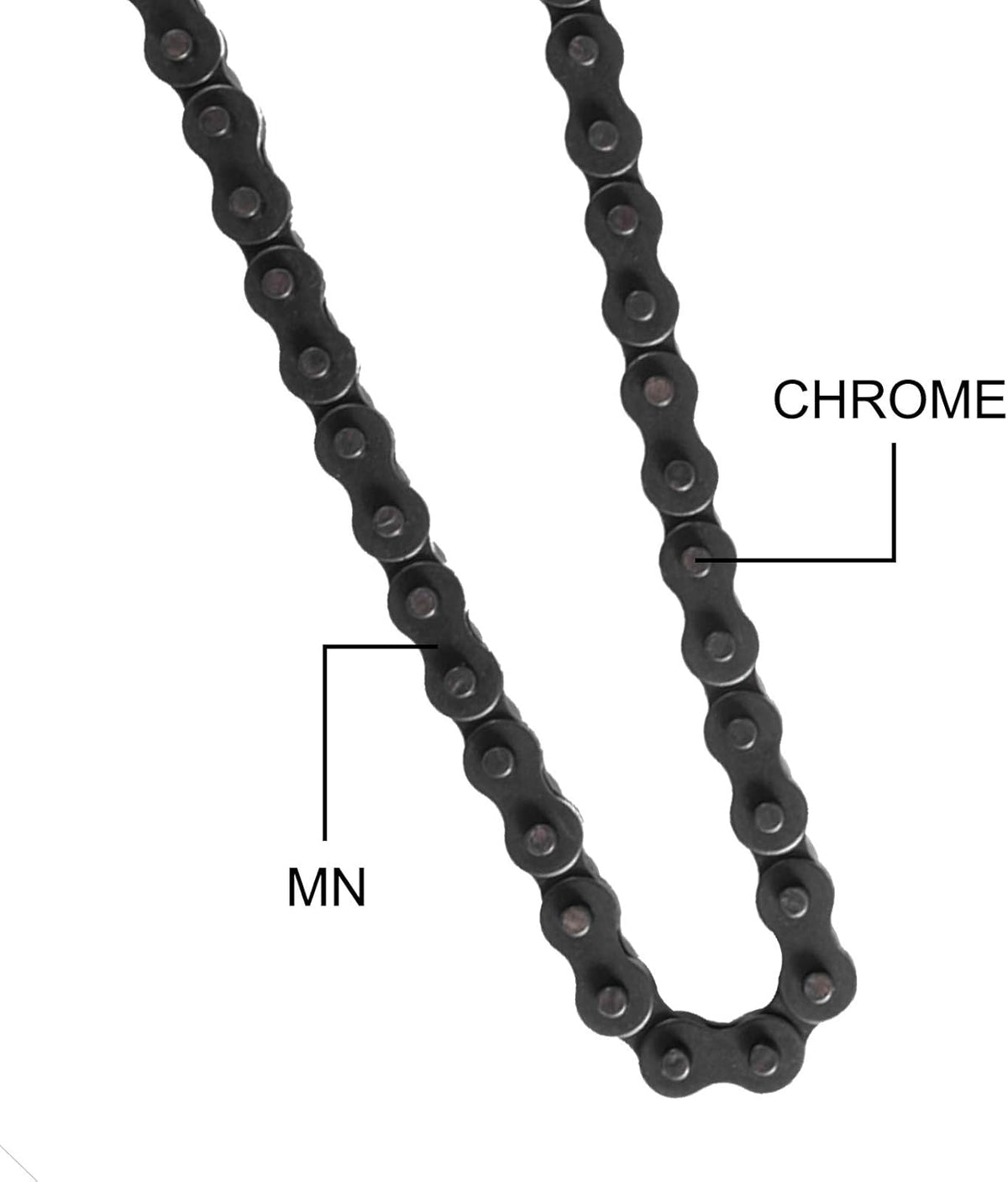Chain Wrench Pipe 36inch, Heavy Duty Oil Filter Chain Wrench Capacity 4-1/2 to 7-1/2inch, Chain Length 760 mm R8108
