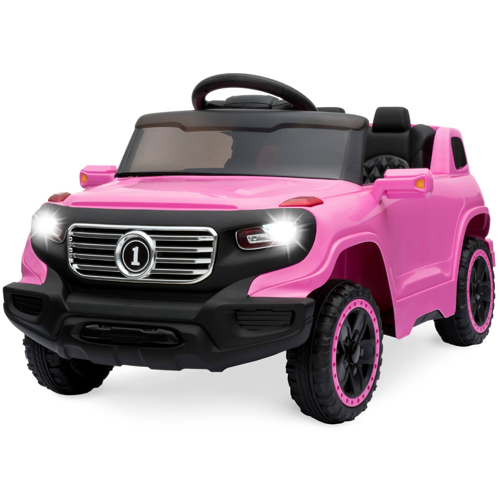 Pink 6V Kids Ride-On Car Truck Toy with RC Parent Control E291