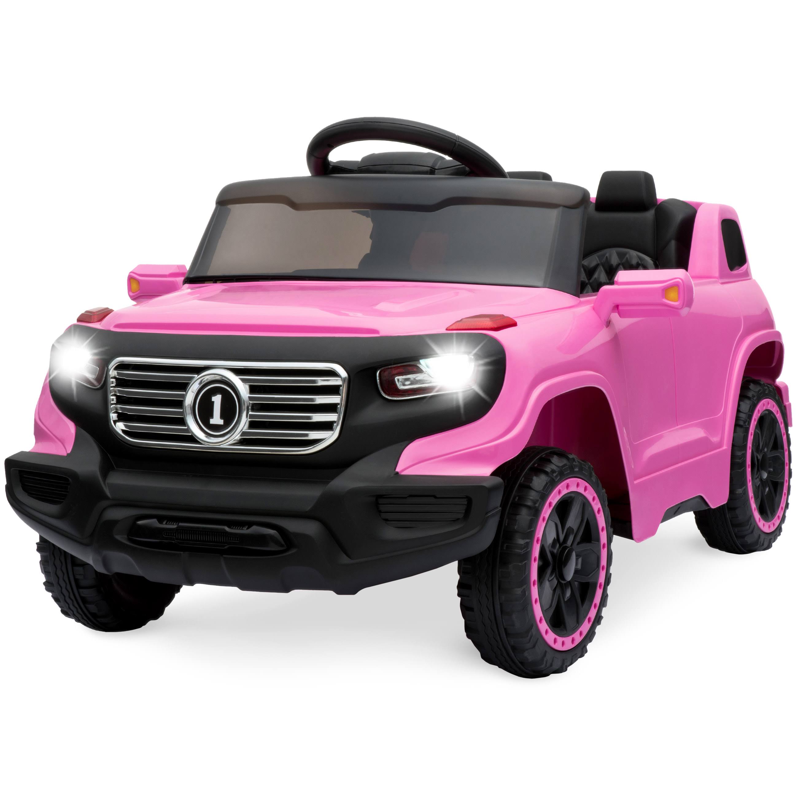 Pink 6V Kids Ride-On Car Truck Toy with RC Parent Control E291