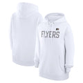 White Philadelphia Flyers Dot Print Pullover Hoodie C127320