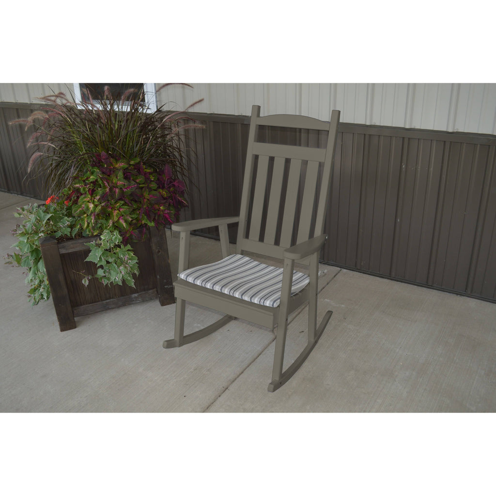 Olive Gray Porch Rocker H576