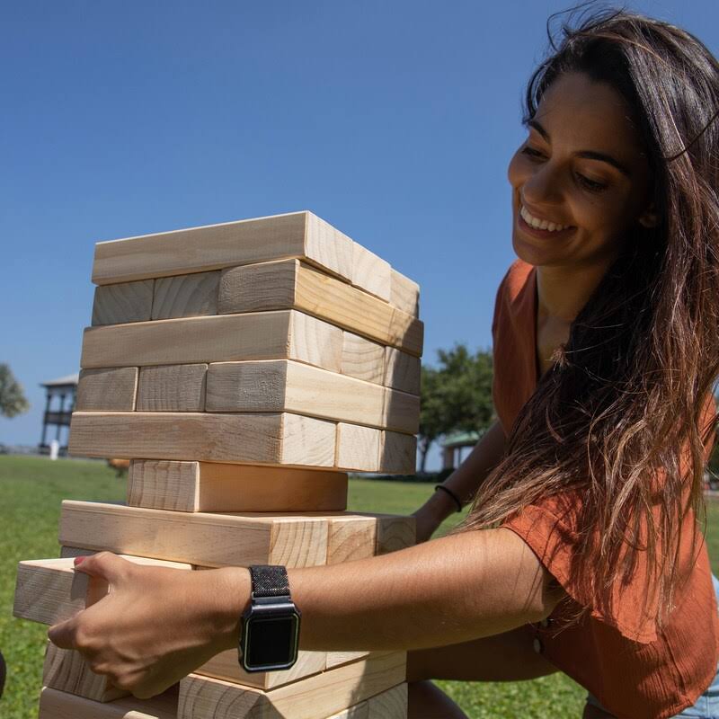 Giant Wooden Tumble Tower Game M249780
