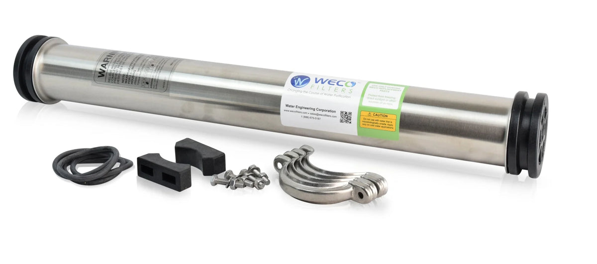 Reverse Osmosis Membrane Housing 304 Stainless Steel 3/8" X 3/8" FNPT J5508