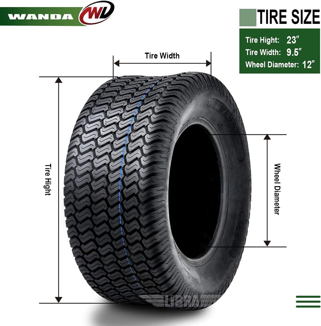 23x9.5-12 Lawn Mower Cart Turf Tire R745