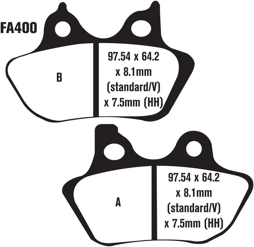 Complete Double-H Sintered Brake Pad Change Kit M378560