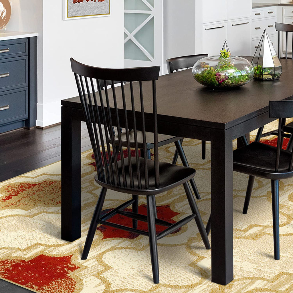 Beige 8' X 10' Indoor Area Rug With Jute Backing J205