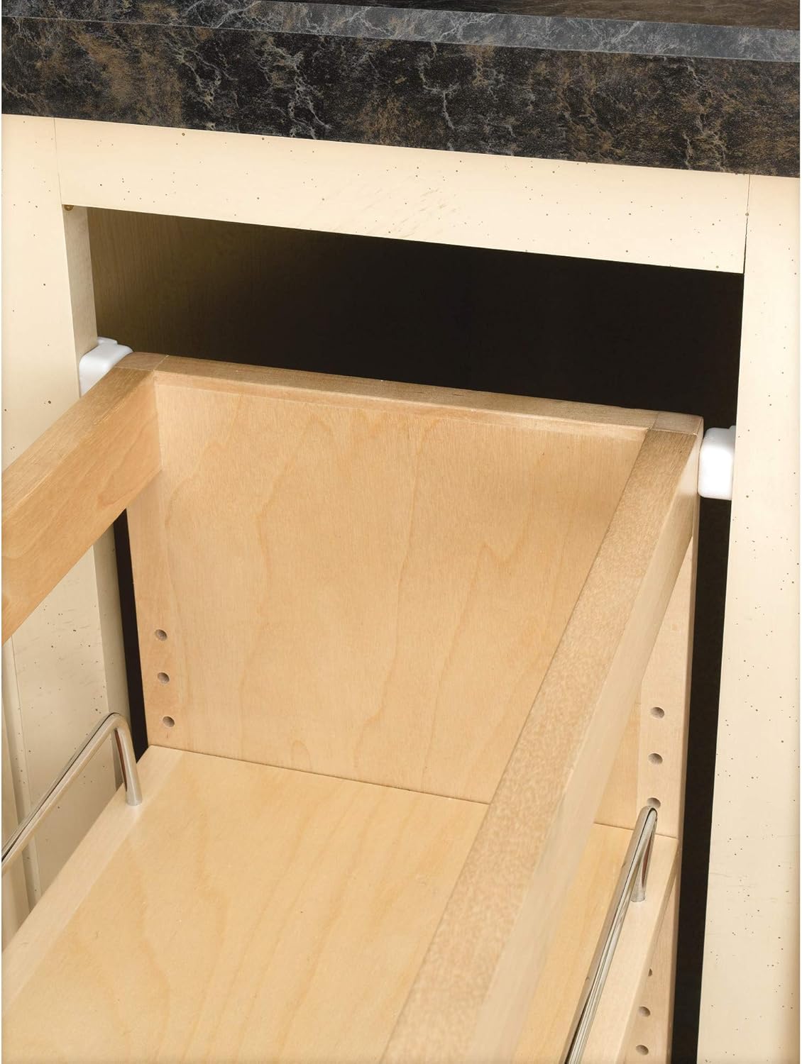 Kitchen Utensil Pull Out Cabinet Organizer with Soft-Close Slides C21219