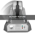 Single Rotating Die Cast Waffle Maker with Non-Stick Plates G2666