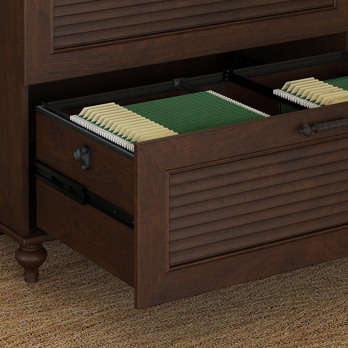 Coastal Cherry Lateral File Cabinet F9891