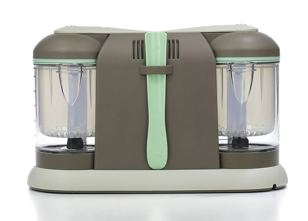 Baby Blender/Steamer, 2.3 qt, Polypropylene, Latte/Mint V836949