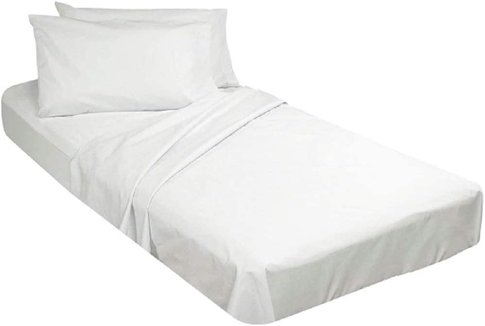 Light Blue Cotton Fitted Cot Sheets 4(PCs) F700021