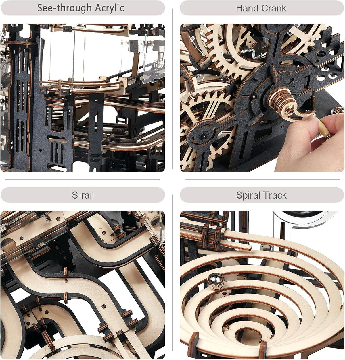 3D Wooden Puzzles Mechanical Model Kits Q66259