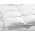White Down Full Duvet Comforter with Corner Ties M4958