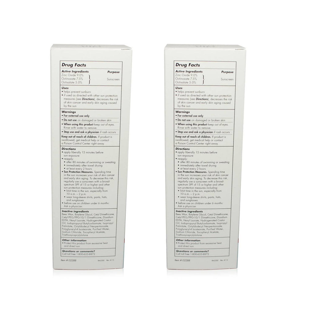UV Sport SPF 50 Water Resistant Sunscreen, 7 oz - 2 Pack S4395