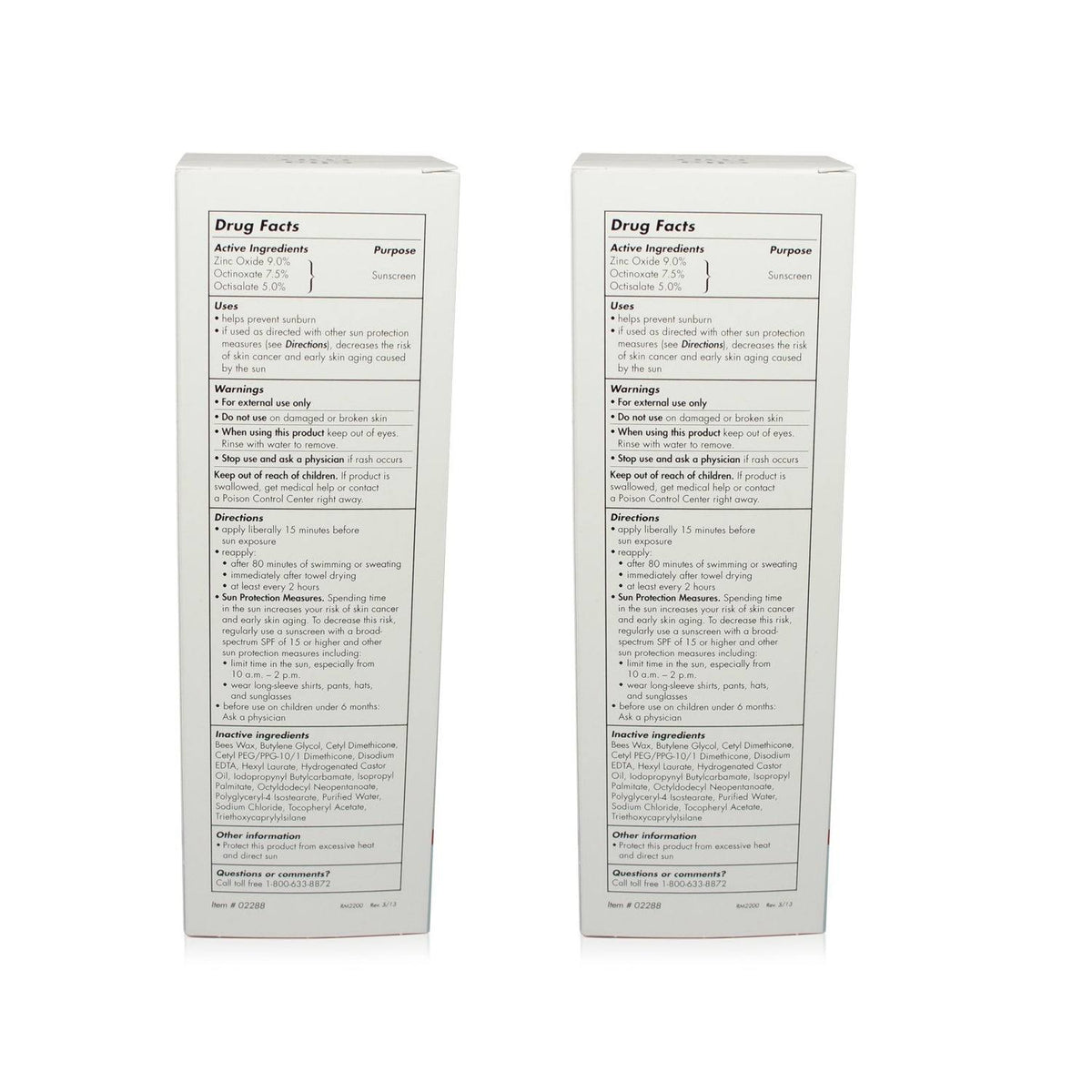 UV Sport SPF 50 Water Resistant Sunscreen, 7 oz - 2 Pack S4395