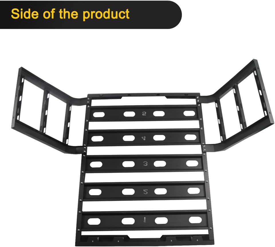 Roof Rack Cargo Basket with Double Ladders Y839