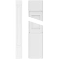12x22W x 102x22H x 2x22P Flat Panel PVC Pilaster (Pair) O409128