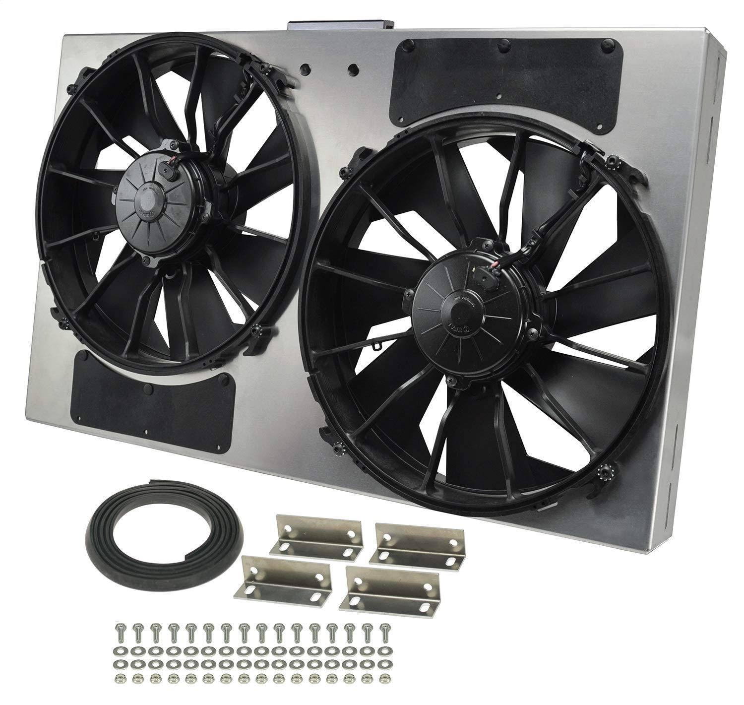 Dual Rad Fan with Aluminum Shroud Assembly P120043