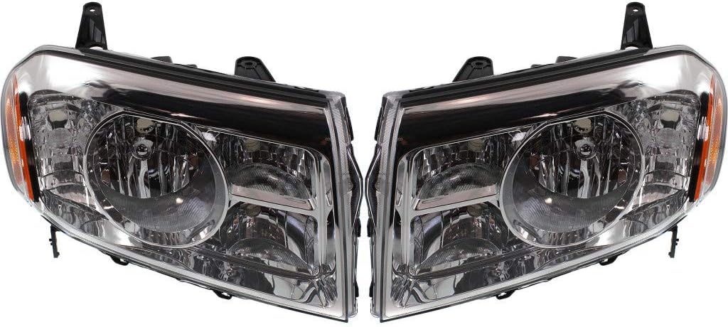 Headlight Assembly Pair for Honda Pilot 2009 2011 E86058