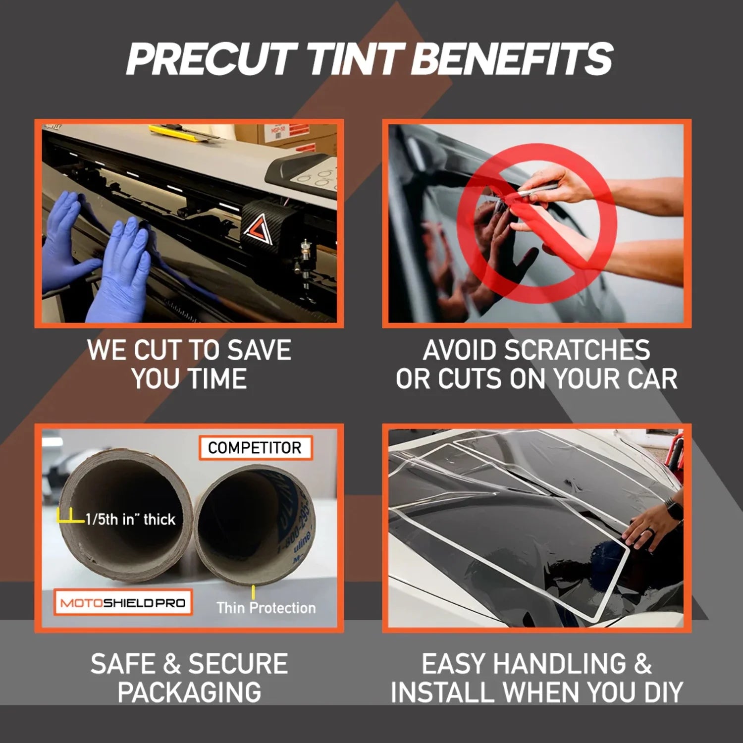 Precut Ceramic Window Tint Film for 2019-2021 Chevrolet Silverado 1500 Crew Cab Front Windshield 75% Y437