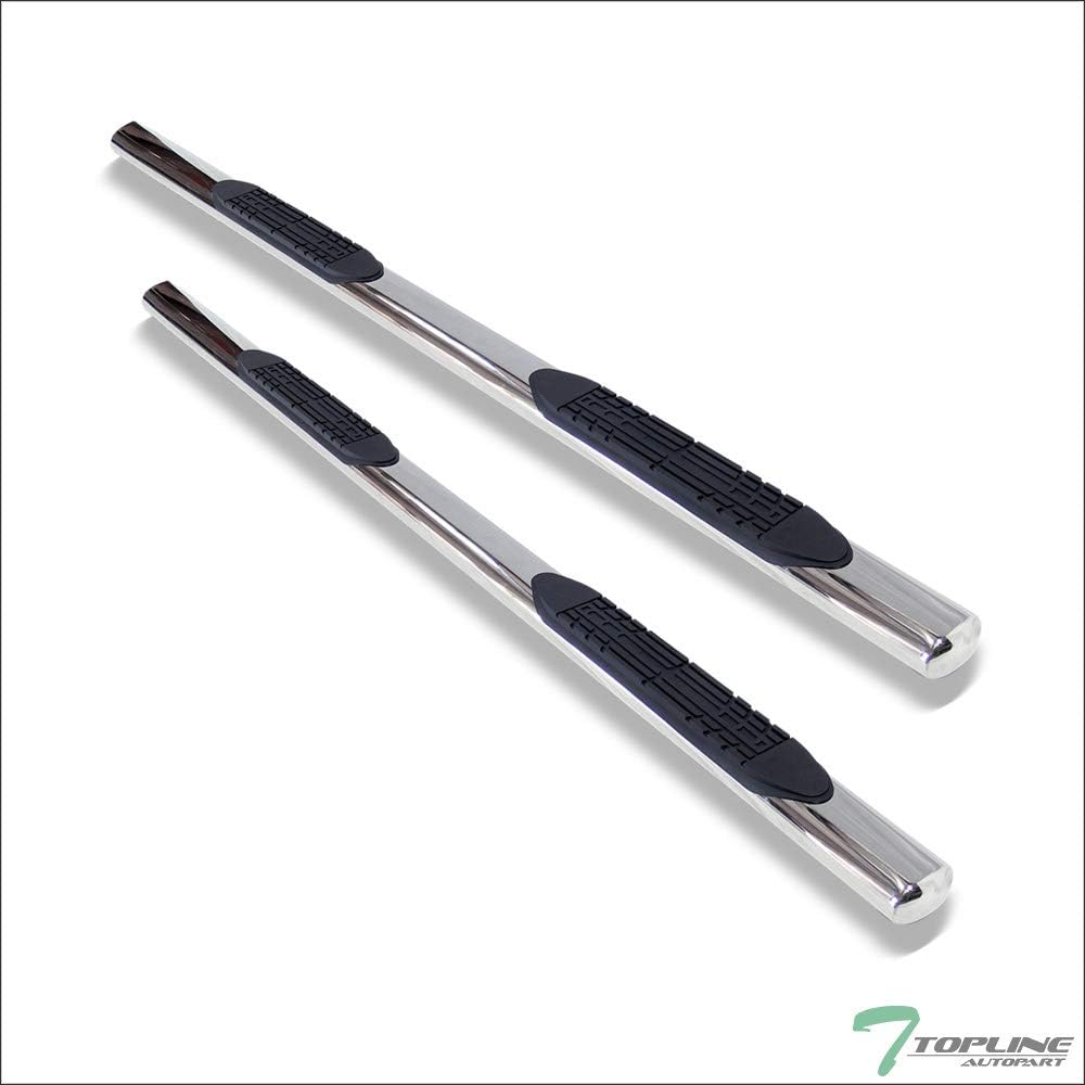 4" Oval Polished Stainless Steel Side Step Nerf Bars R839844