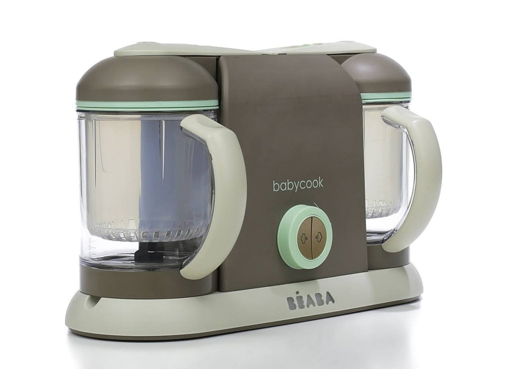 Baby Blender/Steamer, 2.3 qt, Polypropylene, Latte/Mint V836949