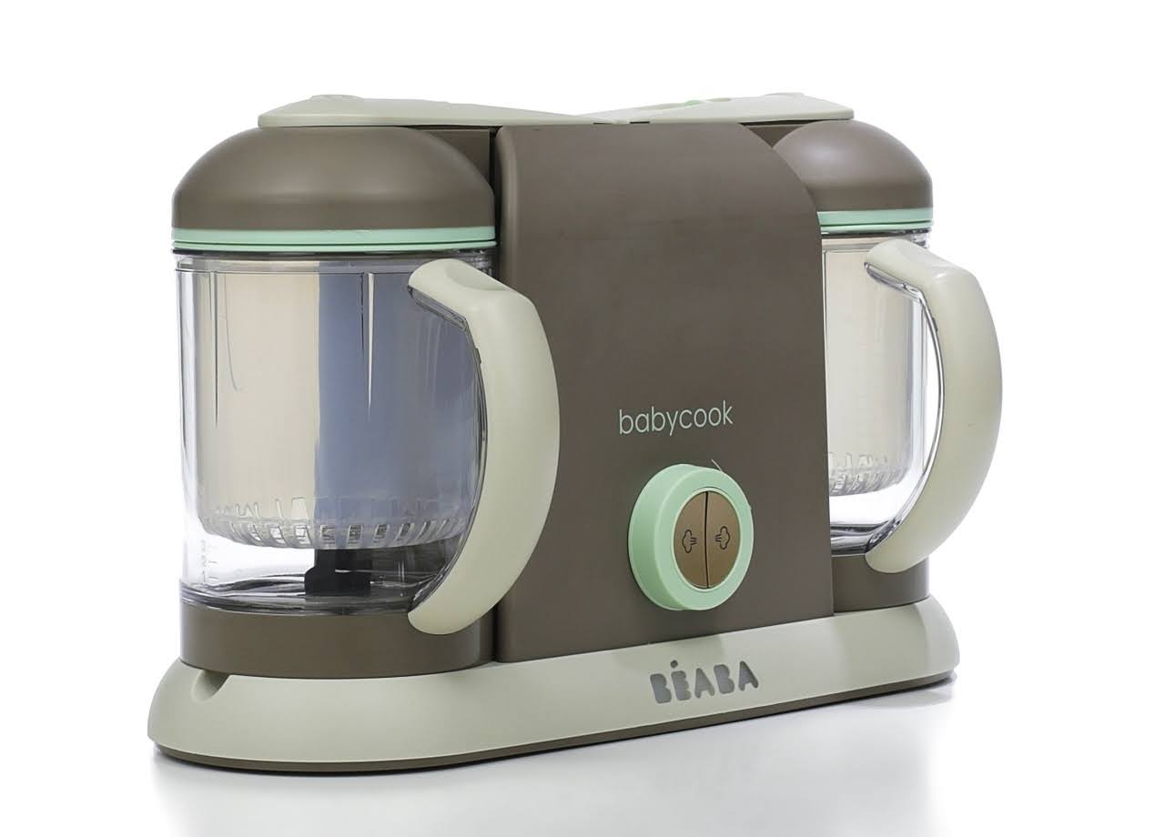 Baby Blender/Steamer, 2.3 qt, Polypropylene, Latte/Mint V836949