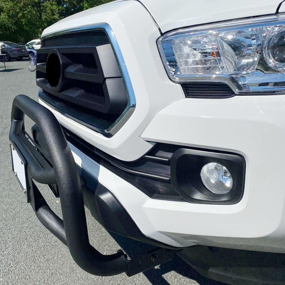 Textured Black Bull Bar Front Grille Guard Bumper V710