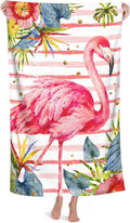 Pink Flamingo Towel 52X32 Beach Bathing Towel B65886